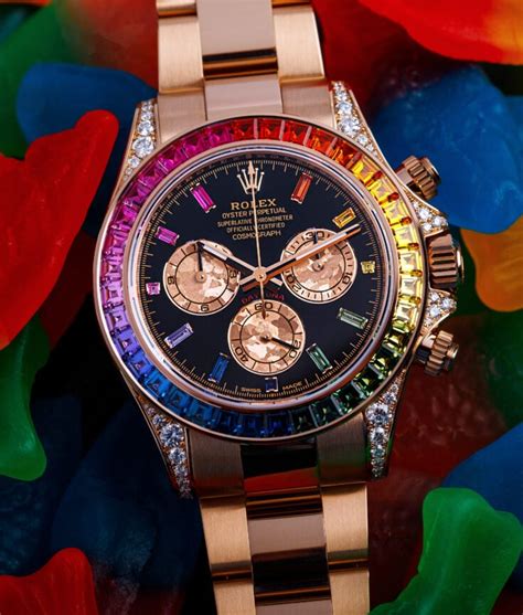 most expensive rolex rainbow|rolex daytona rainbow 2022 price.